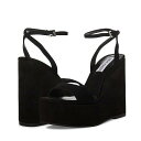  XeB[u}f Steve Madden fB[X p V[Y C q[ Cecee Wedge Sandal - Black Satin