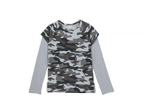 こちらの商品は アパマンキッズ Appaman Kids 男の子用 ファッション 子供服 パーカー スウェット Freestyle Twofer Sweatshirt w/ Front Pockets (Toddler/Little Kids/Big Kids) - Grey Camo です。 注文後のサイズ変更・キャンセルは出来ませんので、十分なご検討の上でのご注文をお願いいたします。 ※靴など、オリジナルの箱が無い場合がございます。ご確認が必要な場合にはご購入前にお問い合せください。 ※画面の表示と実物では多少色具合が異なって見える場合もございます。 ※アメリカ商品の為、稀にスクラッチなどがある場合がございます。使用に問題のない程度のものは不良品とは扱いませんのでご了承下さい。 ━ カタログ（英語）より抜粋 ━ With a fun layered design and soft cotton-blend construction, the Appaman(R) Kids Freestyle Twofer Sweatshirt w/ Front Pockets is a stylish and comfy sweatshirt perfect for chilly days. Pull-on construction. Crew neckline short sleeve with built in long sleeve undershirt. Features front kangaroo pocket and thumbholes on the sleeves. 65% cotton, 35% polyester. Machine wash, tumble dry. ※掲載の寸法や重さはサイズ「12 Big Kids」を計測したものです. サイズにより異なりますので、あくまで参考値として参照ください. 実寸（参考値）： Length: 約 60.96 cm Sleeve Length: 約 68.58 cm