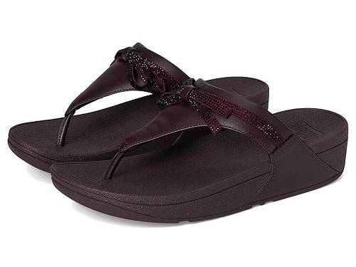 送料無料 フィットフロップ FitFlop レディース 女性用 シューズ 靴 サンダル Lulu Glitz-bow Leather ..