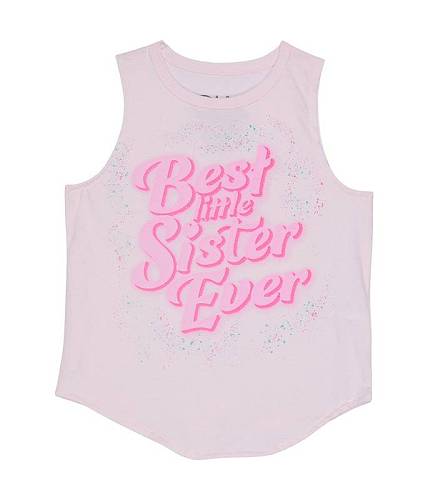 送料無料 Chaser Kids 女の子用 ファッション 子供服 タンクトップ Best Little Sis Shirttail Muscle Little Kids/Big Kids - Pinky