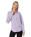  US| U.S. POLO ASSN. fB[X p t@bV {^Vc Long Sleeve Solid Stretch Poplin Shirt - Lavender