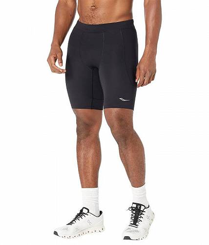 送料無料 サッカニー Saucony メンズ 男性用 ファッション ショートパンツ 短パン Bell Lap Shorts - Black