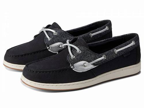 送料無料 スペリー Sperry レディース 女性用 シューズ 靴 ボートシューズ Coastfish 2-Eye Sparkle Denim - Black