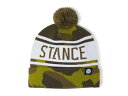 送料無料 スタンス Stance ファッション雑貨 小物 帽子 ビーニー ニット帽 Og Pom Beanie - Camo