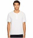  BX Vince Y jp t@bV TVc Classic Short Sleeve Henley - Optic White