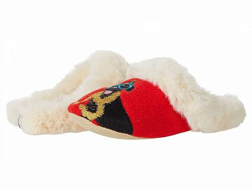 送料無料 Joules レディース 女性用 シューズ 靴 スリッパ Slippet Luxe - Christmas Dog