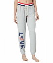  s[WF[Tx[V P.J. Salvage fB[X p t@bV pW} Q Red, White and Blue Love Joggers - Heather Grey