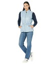  JoNC Calvin Klein fB[X p t@bV AE^[ WPbg R[g xXg Cinch Waist Zip Pockets - Dusty Blue