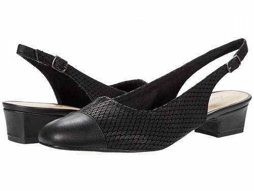 送料無料 トロッターズ Trotters レディース 女性用 シューズ 靴 ヒール Dea - Black Diamond Veg Cald Leather