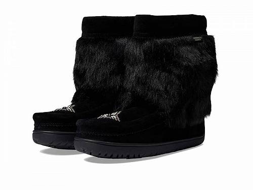 ̵ ޥ˥ȥХ९å Manitobah Mukluks ǥ  塼  ֡ ֡ 󥯥 硼ȥ֡ WP Half - Black/Noir Suede 2