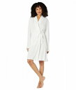 送料無料 Skin レディース 女性用 ファッション パジャマ 寝巻き バスローブ Organic Cotton Coleen Robe - White 1