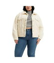  [oCX Levi&#039;s(R) Womens fB[X p t@bV AE^[ WPbg R[g WPbg 90s Sherpa Trucker - Almond Milk