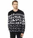  WXgJ@ Just Cavalli Y jp t@bV Z[^[ Crew Neck Pullover with Logo - White