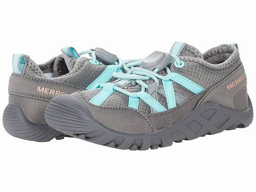 送料無料 メレル Merrell Kids 女の子用 キッズシューズ 子供靴 スニーカー 運動靴 Hydro Lagoon (Toddler/Little Kid/Big Kid) - Grey/Turquoise Textile