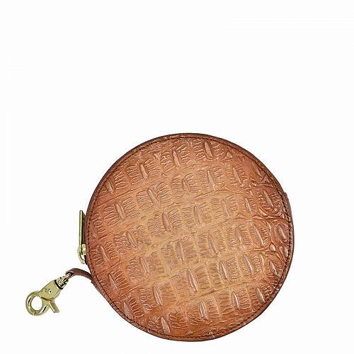  AkVJ Anuschka fB[X p t@bVG  z K J[hP[X 1175 Round Coin Purse - Croc Embossed Caramel