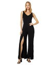 送料無料 べべ Bebe レディース 女性用 ファッション ジャンプスーツ つなぎ セット V-Neck Tank Jumpsuit - Black