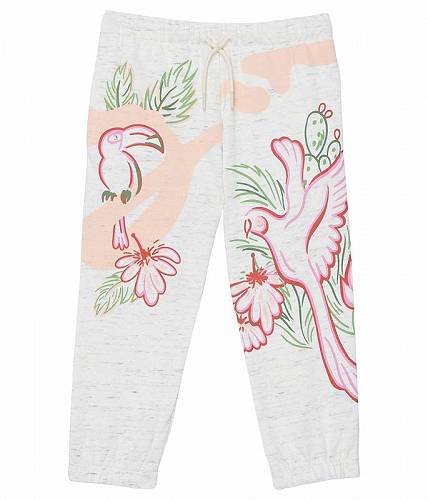 送料無料 ケンゾー Kenzo Kids 女の子用 ファッション 子供服 パンツ ズボン Printed Sweatpants (Toddler/Little Kids) - Off-White
