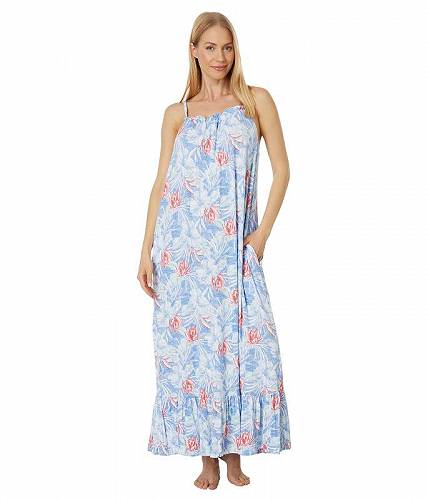 こちらの商品は トミーバハマ Tommy Bahama レディース 女性用 ファッション パジャマ 寝巻き ナイトガウン Sleeveless Maxi Gown - Blue Floral です。 注文後のサイズ変更・キャンセルは出来ませんので、十分なご検討の上でのご注文をお願いいたします。 ※靴など、オリジナルの箱が無い場合がございます。ご確認が必要な場合にはご購入前にお問い合せください。 ※画面の表示と実物では多少色具合が異なって見える場合もございます。 ※アメリカ商品の為、稀にスクラッチなどがある場合がございます。使用に問題のない程度のものは不良品とは扱いませんのでご了承下さい。 ━ カタログ（英語）より抜粋 ━ Add a cozy relaxing vibe to your night routine with a floral print Tommy Bahama(R) Sleeveless Maxi Gown with side hand functional pockets. Relaxed fit. Knit fabrication. Maxi-length nightgown. Tent silhouette. Pullover style. Square neckline with slightly ruffled trim. Sleeveless design with thin spaghetti straps and large armholes. Side hand pockets. Tiered ruffled hemline. Allover floral prints. 95% rayon, 5% spandex. Machine wash, tumble dry. ※掲載の寸法や重さはサイズ「SM」を計測したものです. サイズにより異なりますので、あくまで参考値として参照ください. If you&#039;re not fully satisfied with your purchase, you are welcome to return any unworn, unwashed items in the original packaging with tags and if applicable, the protective adhesive strip intact. Note: Briefs, swimsuits and bikini bottoms should be tried on over underwear, without removing the protective adhesive strip. Returns that fail to adhere to these guidelines may be rejected. 実寸（参考値）： Length: 約 139.70 cm