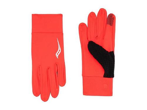 送料無料 サッカニー Saucony レディース 女性用 ファッション雑貨 小物 グローブ 手袋 Solstice Gloves - Vizi Red