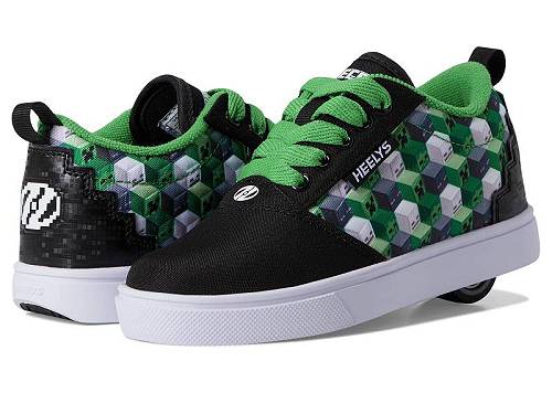 楽天グッズ×グッズ送料無料 ヒーリーズ Heelys キッズ 子供用 キッズシューズ 子供靴 スニーカー 運動靴 Minecraft Pro 20 （Little Kid/Big Kid/Adult） - Black/Green/White
