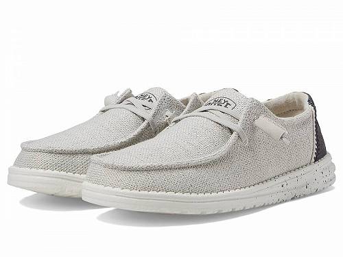 送料無料 ヘイデュード Hey Dude レディース 女性用 シューズ 靴 スニーカー 運動靴 Wendy Woven Slip-On Casual Shoes - Light Grey