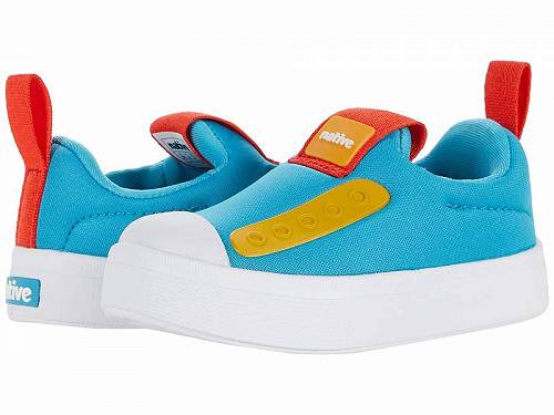 ネイティブ 送料無料 ネイティブ Native Shoes Kids 女の子用 キッズシューズ 子供靴 スニーカー 運動靴 Jefferson Hero Sneaker (Toddler) - Pacific Blue/Shell White/Dart Yellow