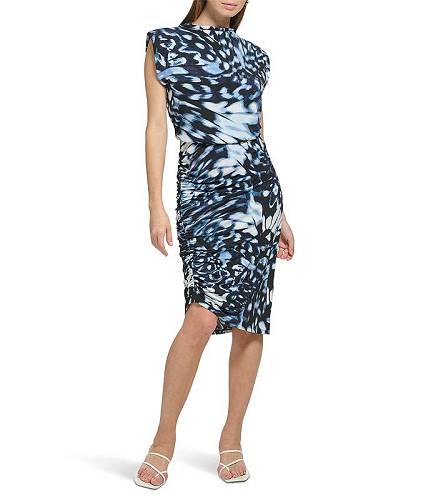 送料無料 カルバンクライン Calvin Klein レディース 女性用 ファッション ドレス Printed Sleeve Less Ruched Dress - Twilight Multi 2 送料無料 カルバンクライン Calvin Klein レディース 女性用 ファッション ドレス Printed Sleeve Less Ruched Dress - Twilight Multi 2