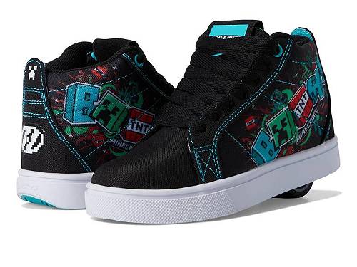 送料無料 ヒーリーズ Heelys キッズ 子供用 キッズシューズ 子供靴 スニーカー 運動靴 Minecraft Racer 20 Mid (Little Kid/Big Kid/Adult) - Black/Aqua/Multi