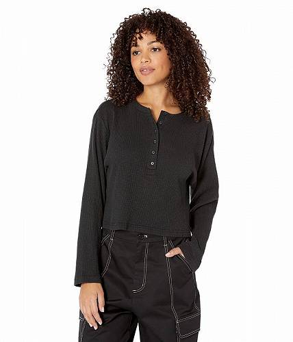 送料無料 リーバイス Levi s(R) Womens レディース 女性用 ファッション Tシャツ Yvie Long Sleeve Blouse - Odessa Floral Black Agate