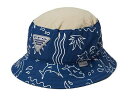 送料無料 コロンビア Columbia Kids キッズ 子供用 ファッション雑貨 小物 帽子 PFG(TM) Bucket Hat (Little Kids/Big Kids) - Carbon Marlin Shores/Ancient Fossil