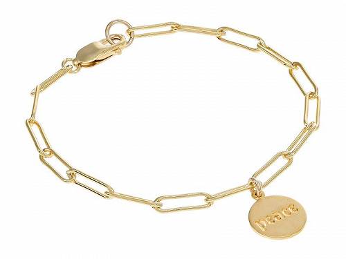 送料無料 ドギャード Dogeared レディース 女性用 ジュエリー 宝飾品 ブレスレット Comes From Within Peace Charm Bracelet - Gold