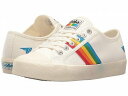 送料無料 ゴラ Gola レディース 女性用 シューズ 靴 スニーカー 運動靴 Coaster Rainbow - Off-White/Multi