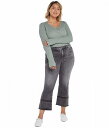  GkCfB[WF[ NYDJ Plus Size fB[X p t@bV W[Y fj Plus Size Fiona Slim Flared Ankle Jeans in Nobelle - Nobelle