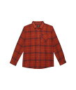 送料無料 リップカール Rip Curl Kids 男の子用 ファッション 子供服 ボタンシャツ Checked In Flannel Shirt (Big Kids) - Red