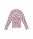 送料無料 バインヤード・バインズ Vineyard Vines Kids 男の子用 ファッション 子供服 ポロシャツ Long Sleeve Atlantic Stripe Island Polo (Toddler/Little Kids/Big Kids) - Red Velvet