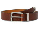 送料無料 ジョーンストンアンドマーフィー Johnston & Murphy メンズ 男性用 ファッション雑貨 小物 ベルト Bison Belt - Tan