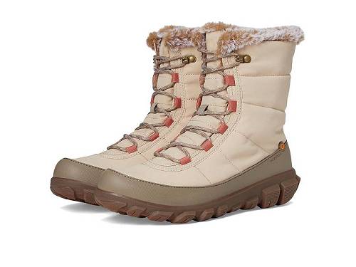 送料無料 ボグス Bogs レディース 女性用 シューズ 靴 ブーツ スノーブーツ Cedar Quilt Lace - Oatmeal