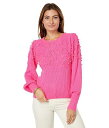  [s[bc@[ Lilly Pulitzer fB[X p t@bV Z[^[ Neuve Sweater - Hyper Pink