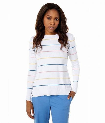 送料無料 Lisette L Montreal レディース 女性用 ファッション セーター Ellie Organic Cotton Knit Stripe Sweater - Multi