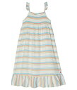  Joules Kids ̎qp t@bV q hX Lucia (Toddler/Little Kids/Big Kids) - White Multi Stripe