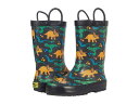 送料無料 ウエスタンチーフ Western Chief Kids 男の子用 キッズシューズ 子供靴 ブーツ レインブーツ Dinosaur March Rain Boot (Toddler/Little Kid/Big Kid) - Black