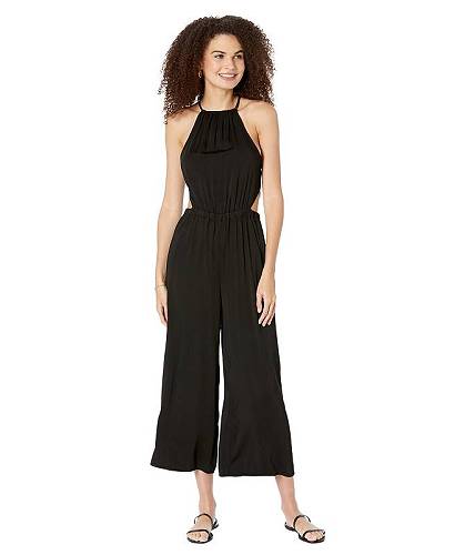 送料無料 bella dahl レディース 女性用 ファッション ジャンプスーツ つなぎ セット Halter Cutout Jumpsuit - Black