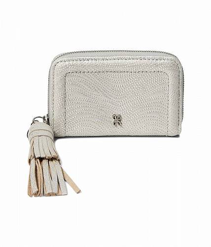  z[{[ Hobo fB[X p t@bVG  z K J[hP[X Nila Mini Zip Around Wallet - Silver