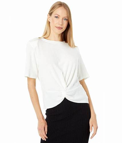 送料無料 エルエーメイド LAmade レディース 女性用 ファッション Tシャツ Zen Hacci Padded Shoulder Twist Tee - Soft White