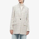  OAh{[ rag &amp; bone fB[X p t@bV AE^[ WPbg R[g uU[ Nova Blazer - Ivory Check