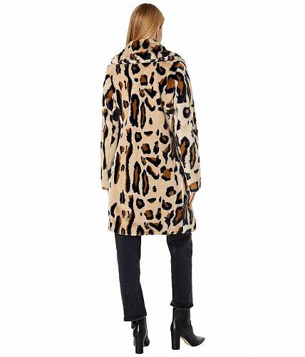 送料無料 サンクチュアリ Sanctuary レディース 女性用 ファッション アウター ジャケット コート Single Breasted Faux Fur Coat - Leopard