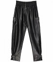 送料無料 HABITUAL girl 女の子用 ファッション 子供服 パンツ ズボン Amelia Faux Leather Pants (Big Kids) - Black