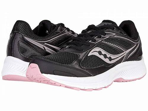 送料無料 サッカニー Saucony レディース 女性用 シューズ 靴 スニーカー 運動靴 Cohesion 14 - Black/Pink