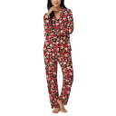 送料無料 ベッドヘッドピージェー Bedhead PJs レディース 女性用 ファッション パジャマ 寝巻き Long Sleeve Classic PJ Set - Roses Are Red