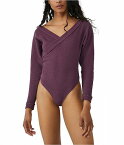 送料無料 フリーピープル Free People レディース 女性用 ファッション トップス シャツ Lovin This Feeling Bodysuit - Fig Jam